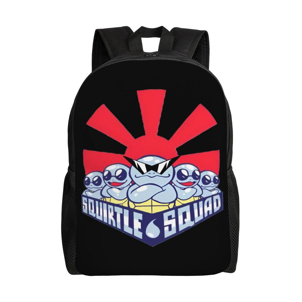S-Squirtles Backpack for Women Men College School Student Bookbag Fits 15 Inch Laptop Cartoon Bags