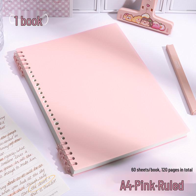 Morandi Colors Detachable Coil Notebook - B5, A4, A5 - Student-Friendly, High-Quality Loose-Leaf Design