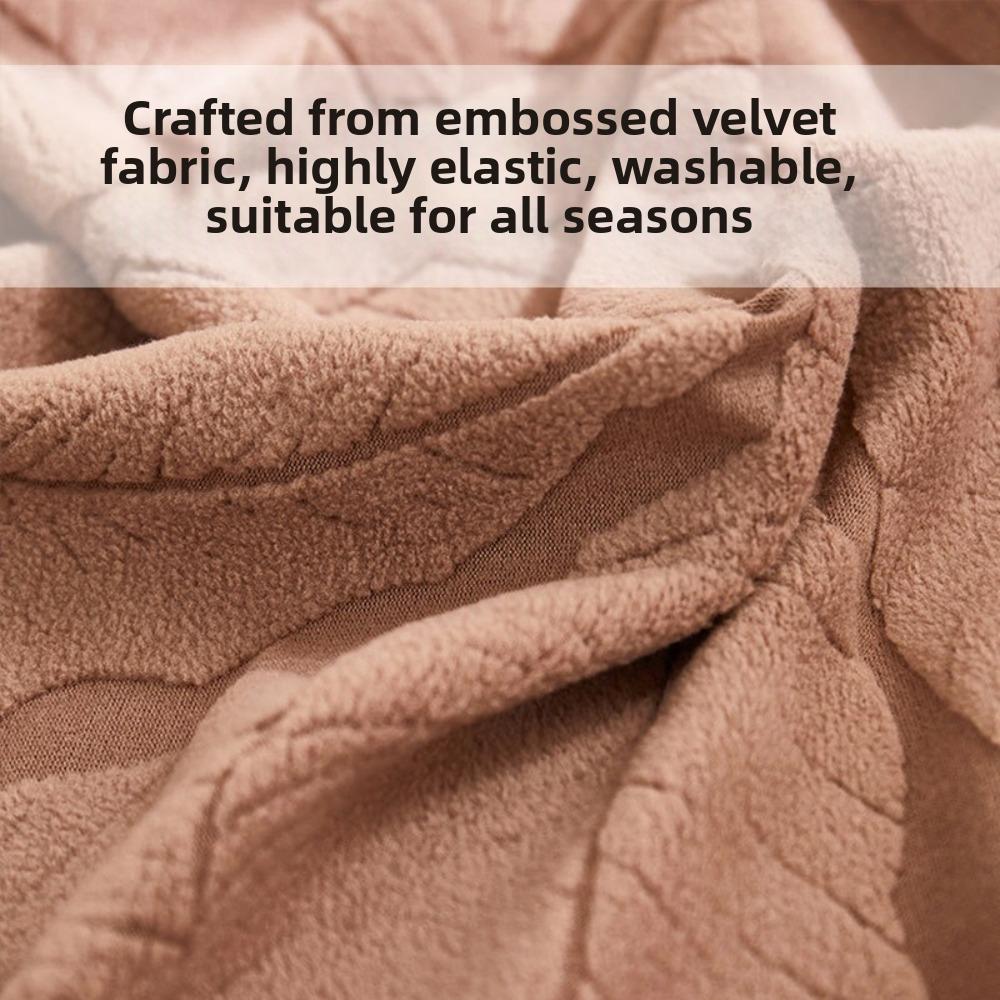Fashion High Back Dining Chair Cover Elastic Spandex Slipcover Jacquard Chair Cover Stretch Jacquard Kitchen Chair Cover Kitchen