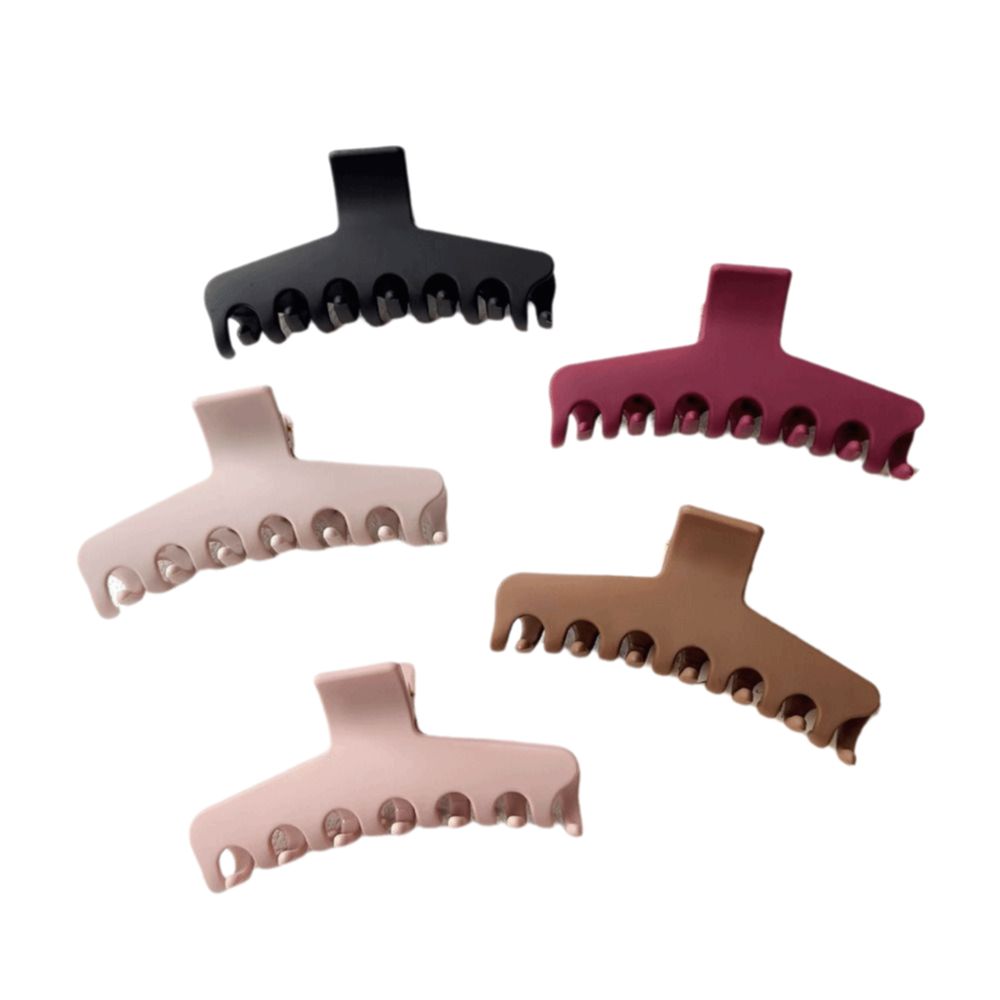 Elastic Plastic Woman Claw Clips Soft Silicone Shark Clip Fashion Hair Claw Headwear Daily Use