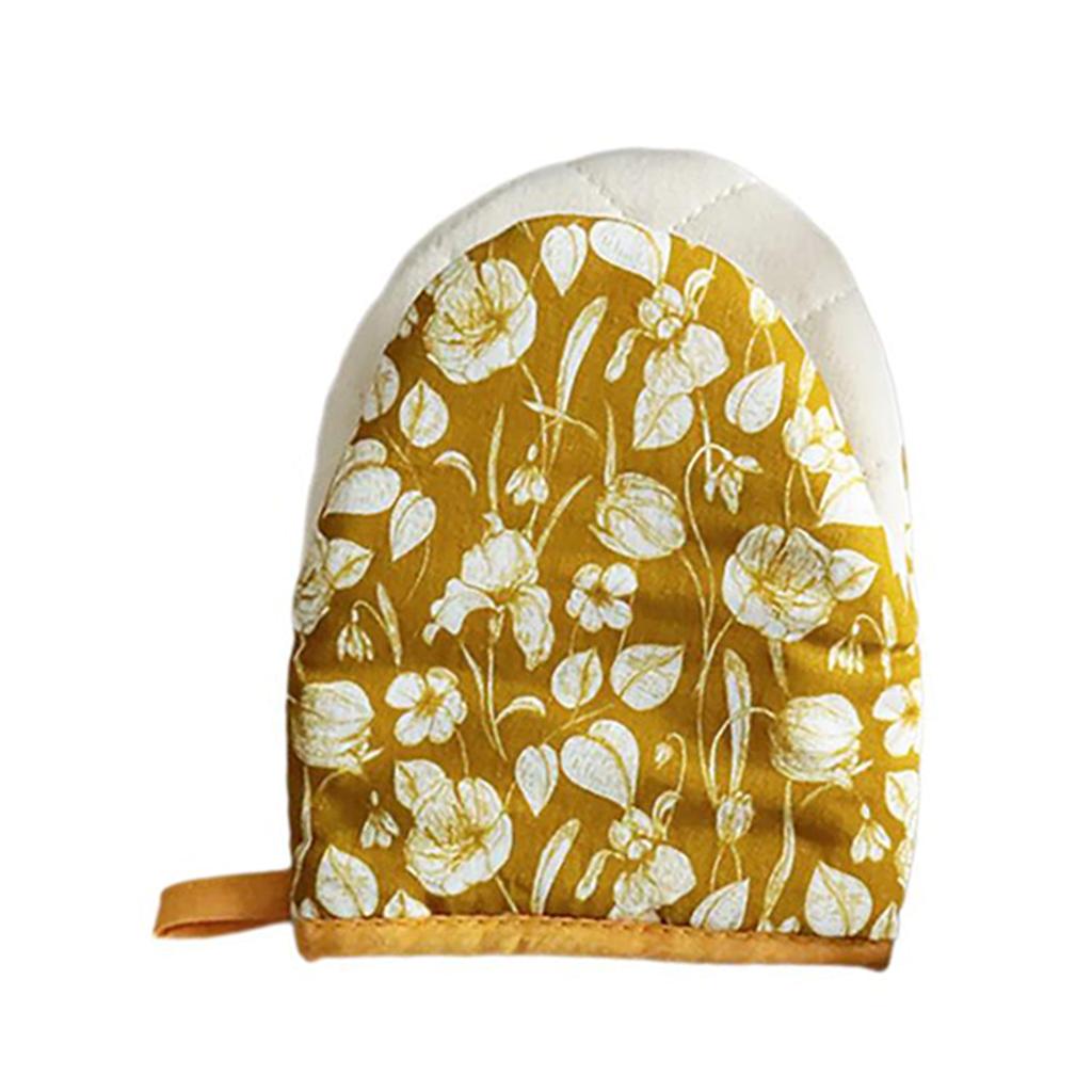 Wärmeisolierende Handschuhe Verbrühschutz Mikrowellenhandschuhe Hochtemperaturbeständige Küchen-Backofenhandschuhe