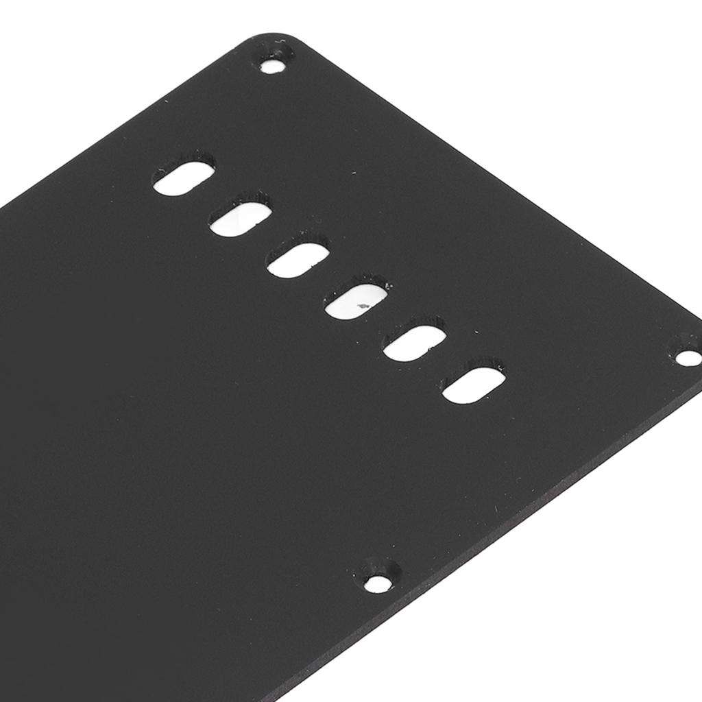 2Pcs Electric Guitar Back Cover Plate 6 Holes Robust Exquisite Looking Guitar Pickguard Backplate