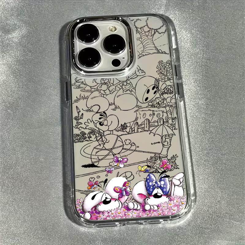 Classic D-Diddl Cartoon Cute M-Mouse Phone Case For iPhone 17 16 15 14 13 12 11 Mini Pro Max X XR XSMAX 8 7 Air Plus Transparent