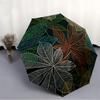 1 Stück Blattmuster Automatisches Öffnen/Schließen Regenschirm Kompakter Faltbarer Regenschirm, Ganzjahres-Tragbarer Regenschirm für Damen/Herren F1124179