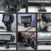 Car Mount Work Light Spotlight Bracket Clamp Pillar Universal Auto Accessories Rotatable Hood Offroad Led Work Light Bar Holder