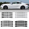4pcs Car Shape Wheel Rim Sticker Decoration Accessories For Mercedes Benz AMG W168 W211 W212 W213 CLE GLA C180 GLC GLA W203 W204