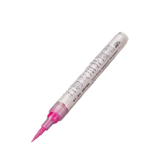 

Permanent Paint Pen Oil-Based Markers Quick Dry Waterproof Marking Pens for Metal Wood Fabric Plastic Stone Canvas Glass Industrial Tires рожевий