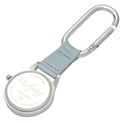 Fieldwork Women's Analog Pocket Watch with Carabiner, Animal Design, Yorkie Penguin, Blue, MKK2316-4