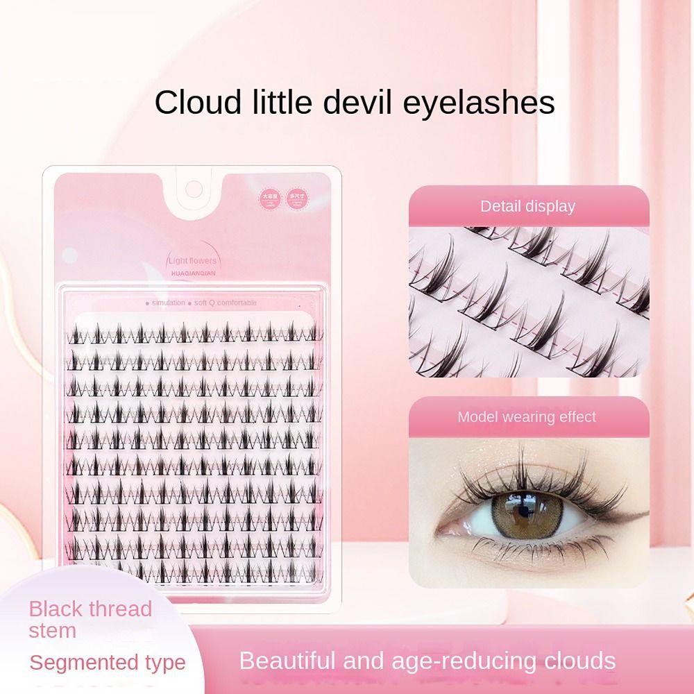 Eye Makeup False Volume Eyelashes Self-Adhesive Eyelash Extension Fake Eyelashes  Women Beauty