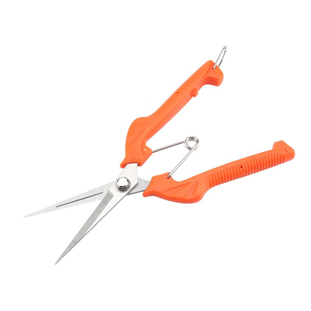 Orange Sturdy Fruit Tree Bonsai Gardening Pruning Shear Lengthened Garden Scissors