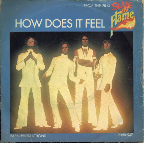 7-дюймовая пластинка SLADE How Does It Feel 2058547 Polydor 1975 UK Rock Б/у