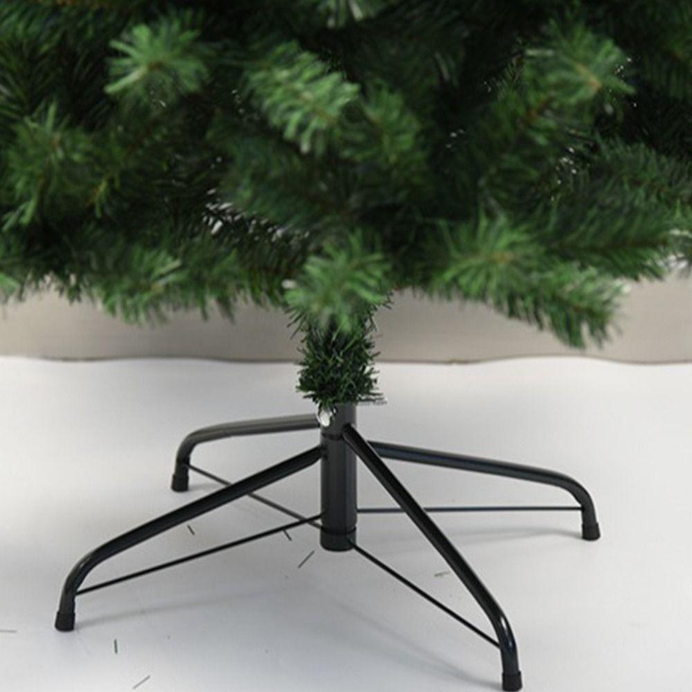 Green Artificial Christmas Tree PVC Encrypted Design Simulation Artificial Fir Tree Christmas Atmosphere Metal Stand