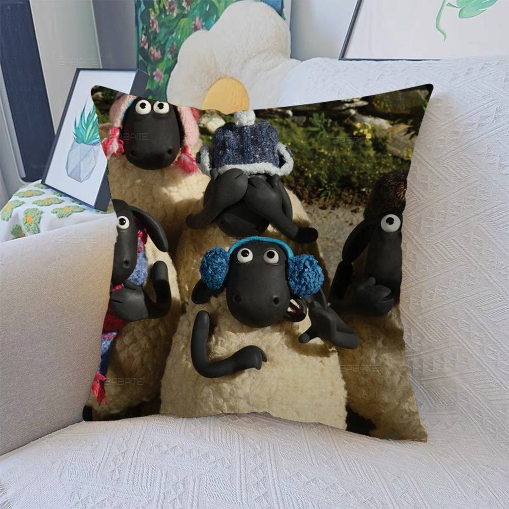 Cartoon S-shaun The S-sheep Pillowcase Toon Gift Cushion Cover Bedroom Home Sofa Chair Seat Decor Pillow Case