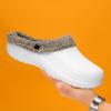 Winter Large Size Plus Velvet Warm Cotton Slippers for Couples - Men's Thick Sole Baotou Slippers