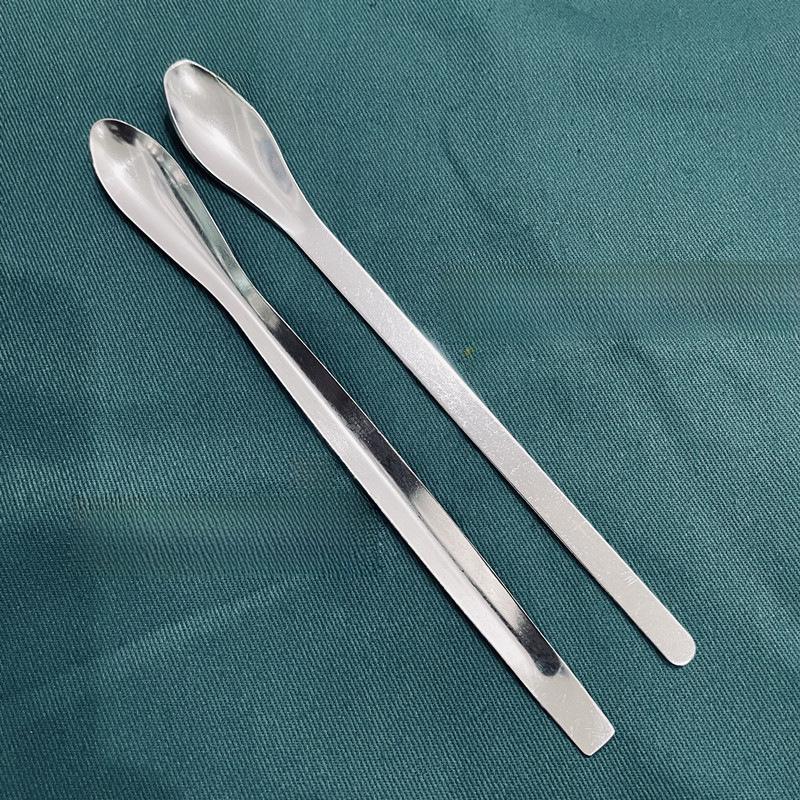 Stainless Steel Double-Headed and Single-Headed Medicine Sampling Spoon Set (22CM) - 3 Pack