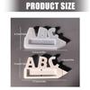 Letter Pencil Shape Resin Silicone Mould Silicone Chocolate Holder Mould for Classroom Decoration Handmade Candy Chocolate Holder Classroom Decoration
