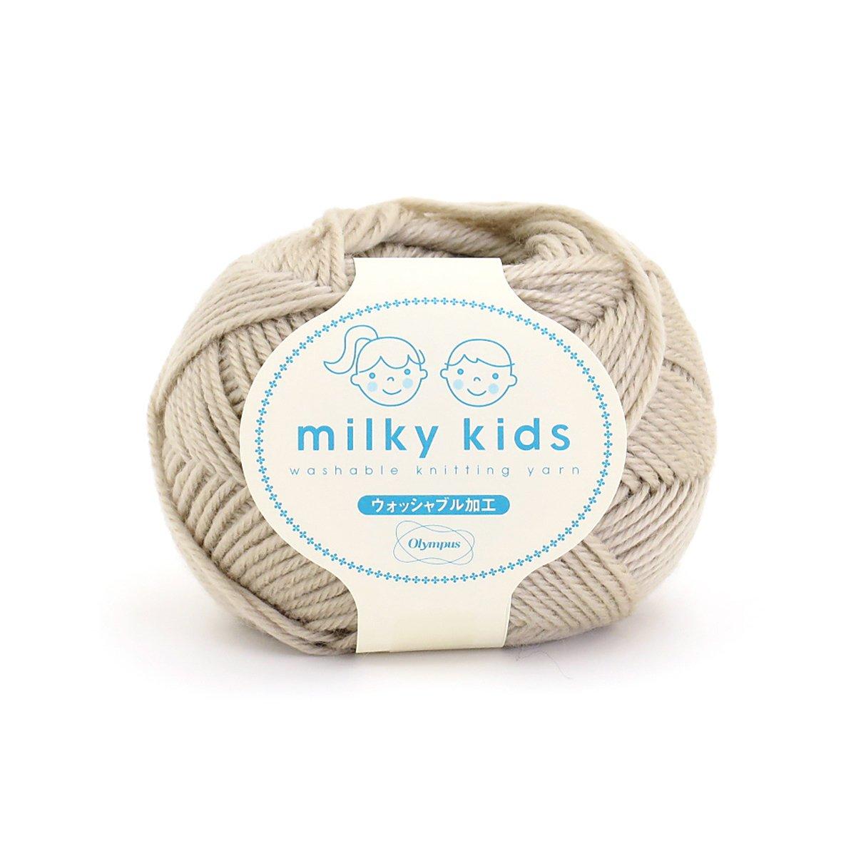 

Olympus Milky Kids Medium 98m Yarn, Weight, Col. 52, Beige, 40g, Approx.