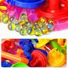 105/109Pcs Diy Marmor Bau Rennstrecke Bausteine Kinder Labyrinth Ball Rollen Spielzeug Weihnachten