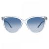 Ferragamo Blue Gradient Cat Eye Ladies Sunglasses Sf1056s 456 57 Multi