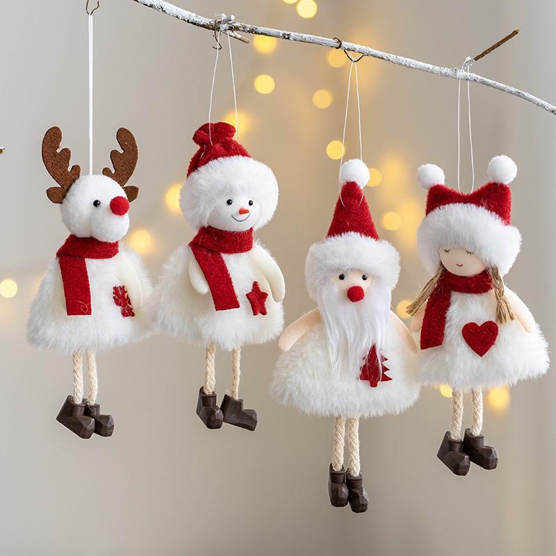 New Pretty Christmas Angel Doll Ornaments Merry Christmas Decorations For Home Garland Christmas Trees Home Festival Decorative