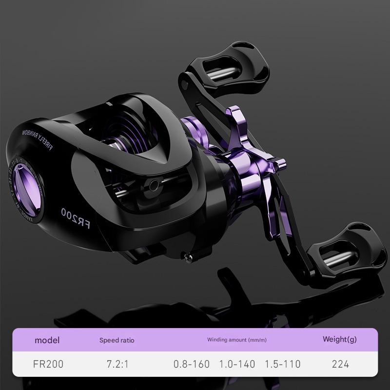 Mavllos 7.2 High Speed Ratio 8KG Strong Brake Anti-explosion Line Unloading Alarm Special Long-distance Casting Reel for Perch/horse Mouth/croaker