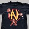 Camiseta Negra Unisex de Manga Corta de la Banda Hanson Rara S-2345XL Camiseta Unisex