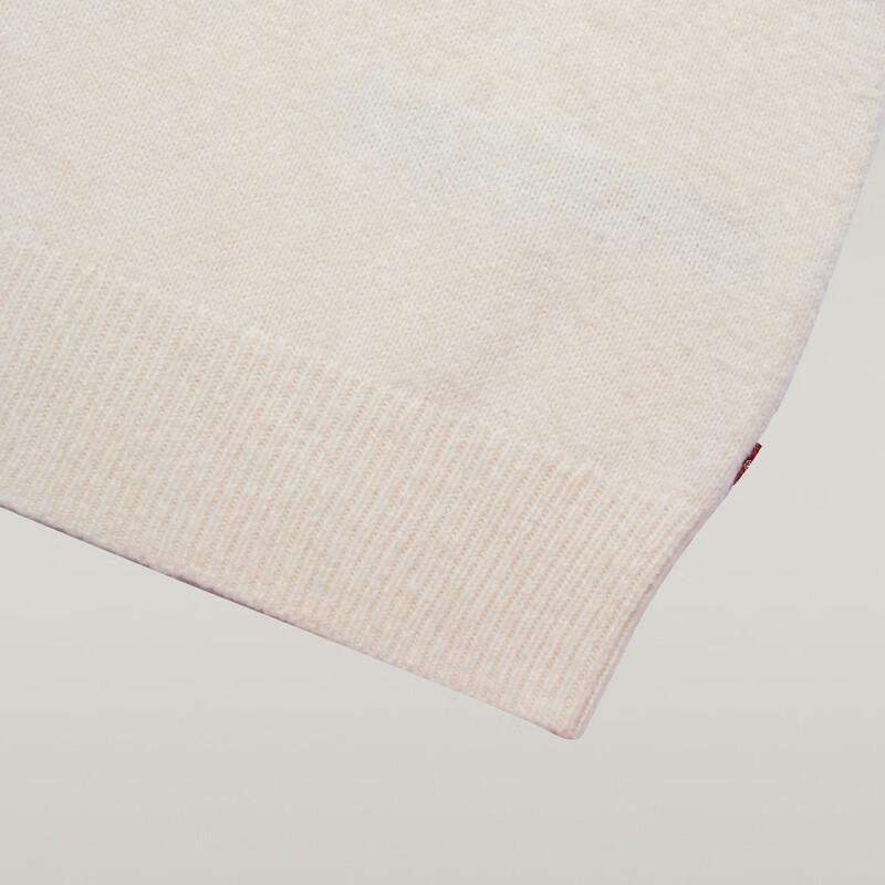 Levi's Women's Relaxed Fit Color-block Round Neck Knit Sweater