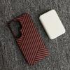 Business Carbon Fiber Kevlar Pattern Phone Case For Samsung S26 Ultra S25 S24 S23 S26 Plus Magnetic For Magsafe Hard PC Cover