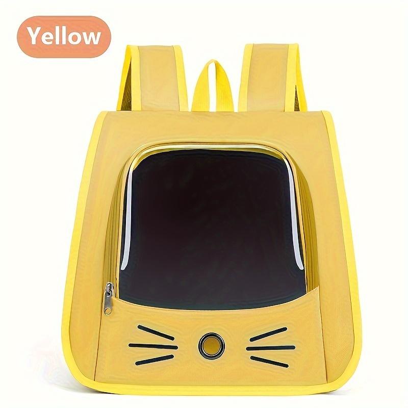 KEMORELA Pet Carrier Backpack Transparent Breathable for Cats And Small Dogs Airline Approved Travel Bag