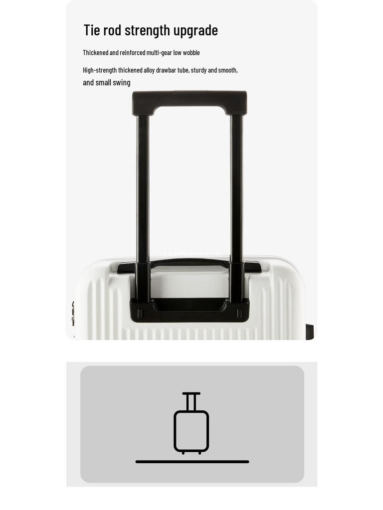 Ping Si 20-Inch Multifunctional Carry-On Suitcase for Women, Men, and Students