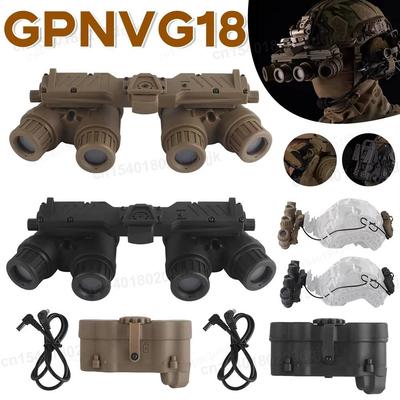 GPNVG 18 Brýle pro noční vidění Taktická helma Binokulární Modelové číslo Funkce Čtyřoké vidění Zařízení Model pro Cosplay Taktické hry