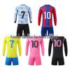 Divisa da Calcio a Maniche Lunghe per Bambini Miami Jersey Set per Competizione Scolastica & Allenamento - Edizione 2026