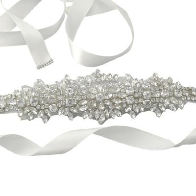 Glänzender Kristall-Hochzeitskleidergürtel Bandgürtel Perfekt für Hochzeitszeremonien und Braut-Fotoshooting-Accessoires