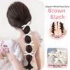 Hair Band Bow Braided Bubble Braids Wig 40cm Ponytail Hairpieces  Party