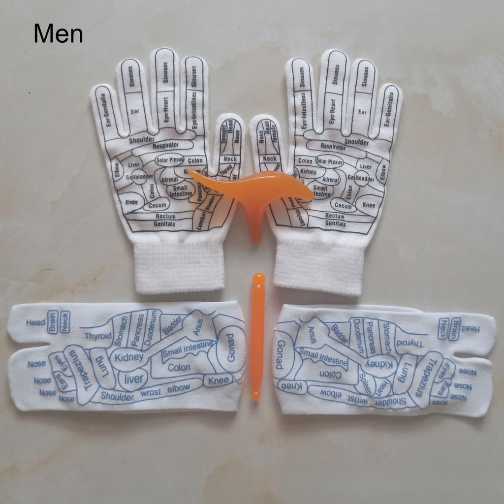 Acupoint Glove Foot Acupressure Sock Massaging Sock Massage Massager Reflexology Socks Foot Physiotherapy