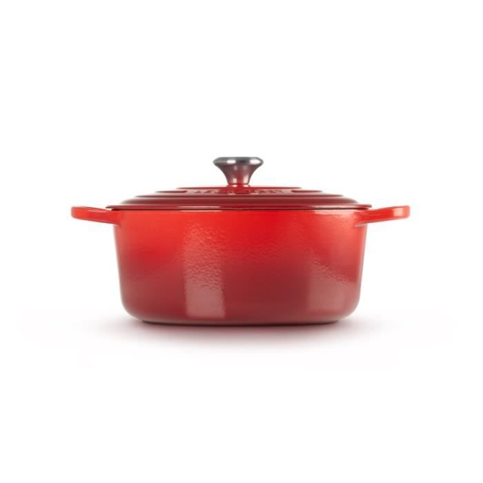 Le creuset - cocotte en fonte émaillée cerise 30cm