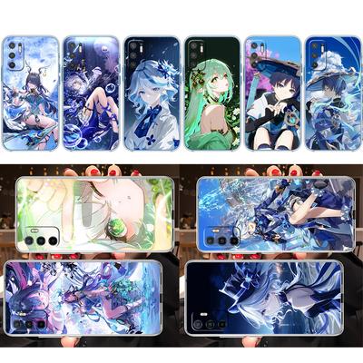 LO48 Genshin Impact Furina Aether Capa de Celular para Motorola Moto G7 G8 G9 G84 G85 G73 G24 G15 Z2 Play Power Plus