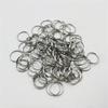 100 Pieces 12MM Keyring Connectors Iron Split Rings Suitable for Jewelry Making and Projects