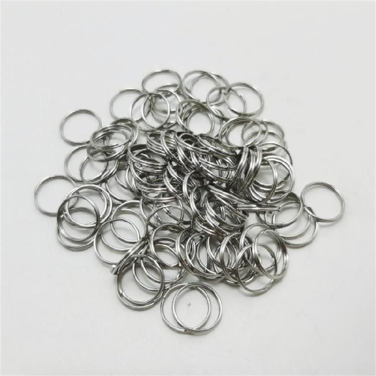 100 Pieces 12MM Keyring Connectors Iron Split Rings Suitable for Jewelry Making and Projects