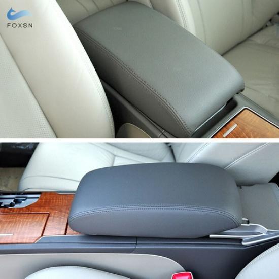 For 2006-2011 Toyota Camry 1*Center Armrest Box Replacement Leather Cover GRAY