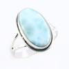 Natural Republic Larimar Gemstone Handmade 925 Sterling Silver Ring S.9.5" V7i23