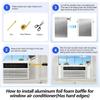Window Air Conditioner Insulated Foam Panels Winter Surround Insulation Side Panel for Air Conditioners Accessories