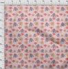 oneOone Cotton Flex Baby Pink Fabric Clothes Kids Sewing Craft Projects Fabric Prints By Yard 40 Inch