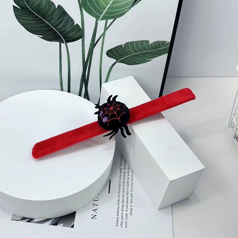 Creative Christmas & Halloween Snap Bracelet with Cartoon Reindeer, Pumpkin, Vampire, and Monster Designs