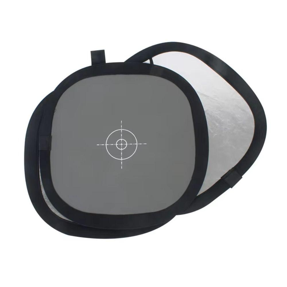 Collapsible Disc Gray/White Balance Card Two Sides Photography Reflector  Photo Studio