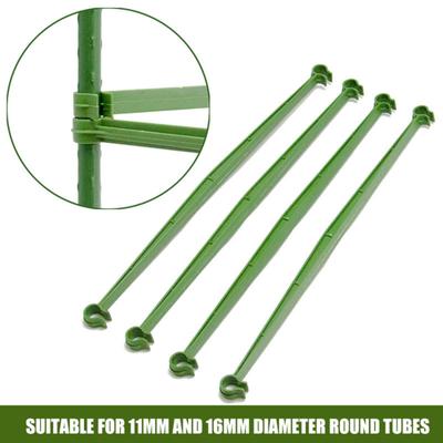 10 stk Plantestøtte Koblinger Fleksibel Solid Rustsikker Plast Koblingsstang Støtte Utvidbar Hage Grønnsaker Tomatbur Stolpe Arm