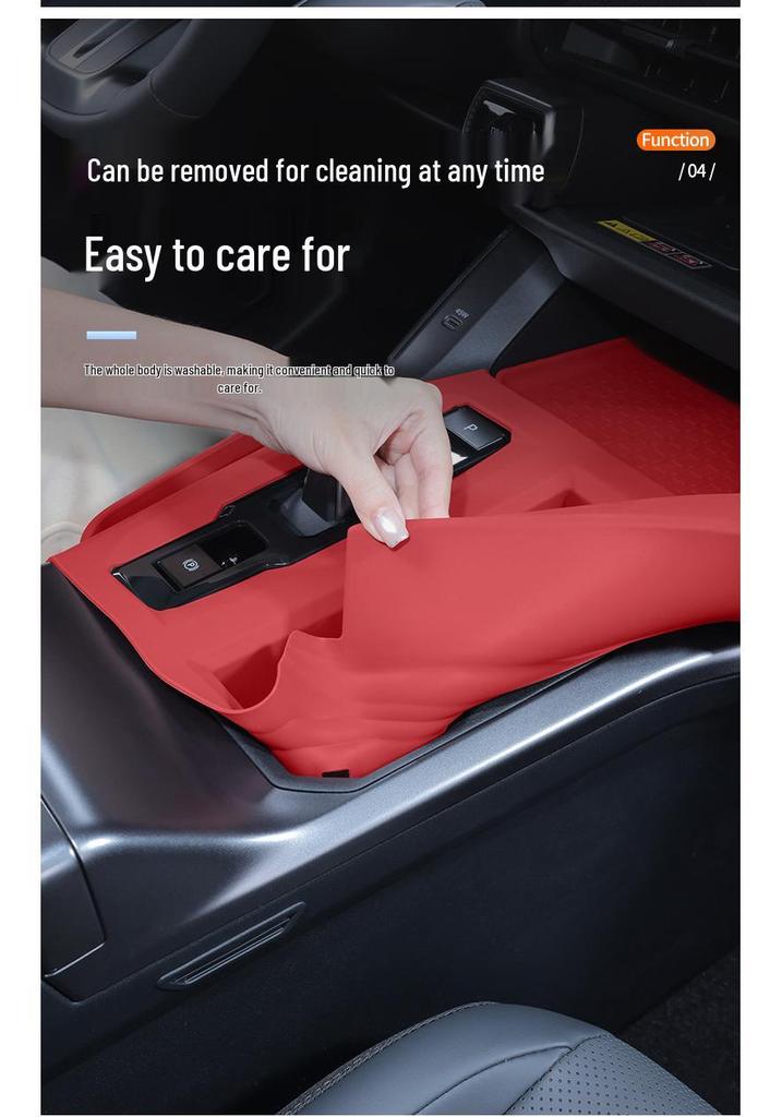 Silicone Non-Slip Mat for Toyota RAV4/Wildlander Center Console Storage, 26 Models