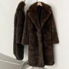 Winter Women Faux Fur Jacket Coat Solid Khaki Long Sleeve Thick Warm Overcoat Outwear Fluffy Coat for Women