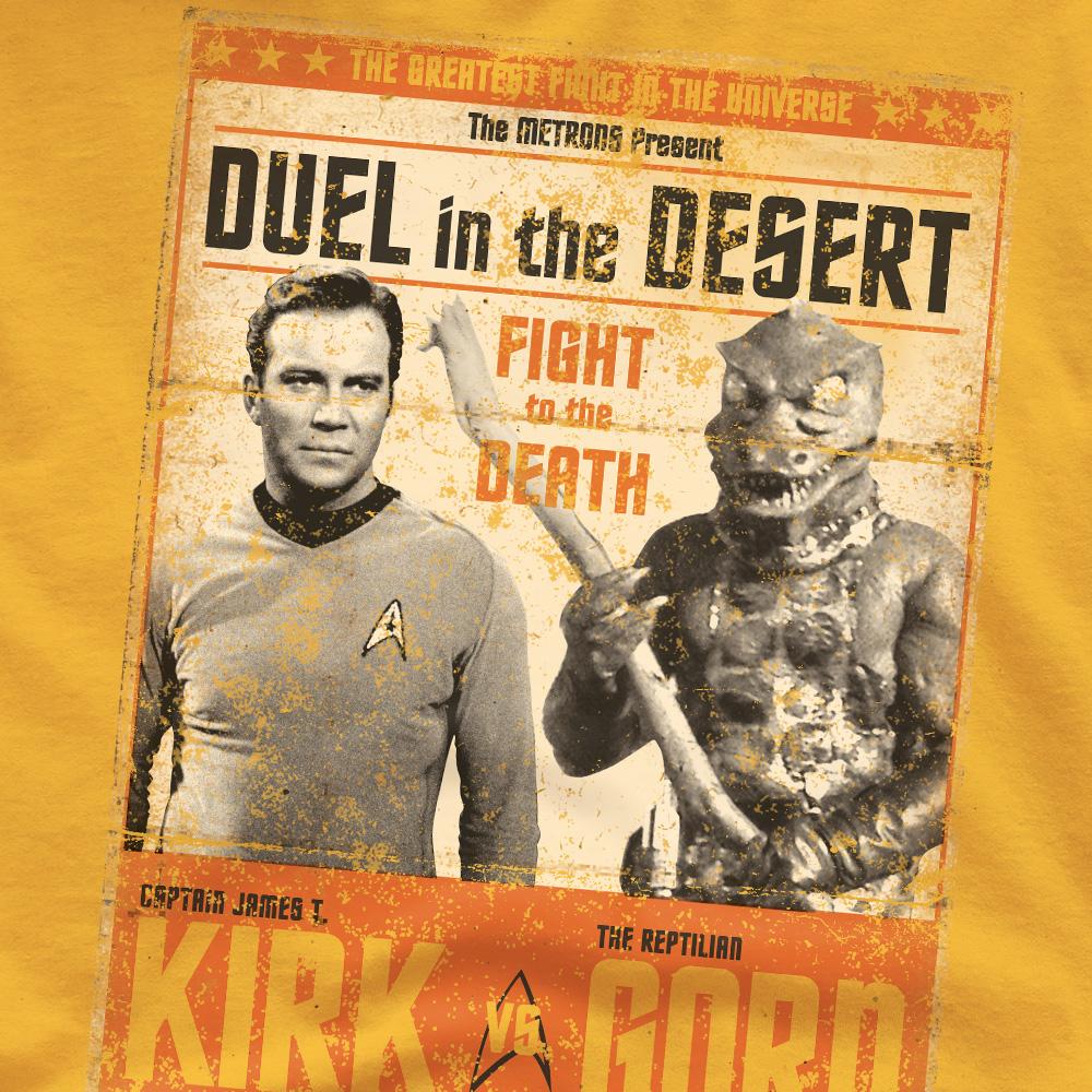 Star Trek Mens Duel in the Desert T-Shirt