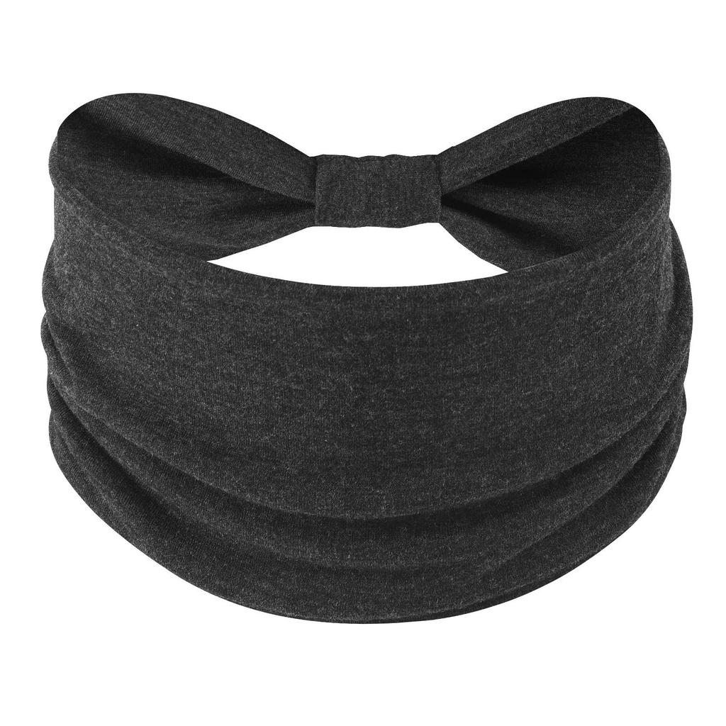 Cross-Border Women's Cotton Yoga Headband - Elastic, Sweat-Absorbing, Fashionable